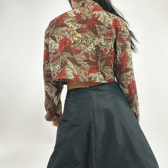 90s style flowy bolero top - Picture 2 of 7